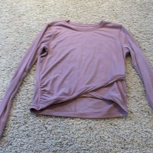 light purple lululemon long sleeve